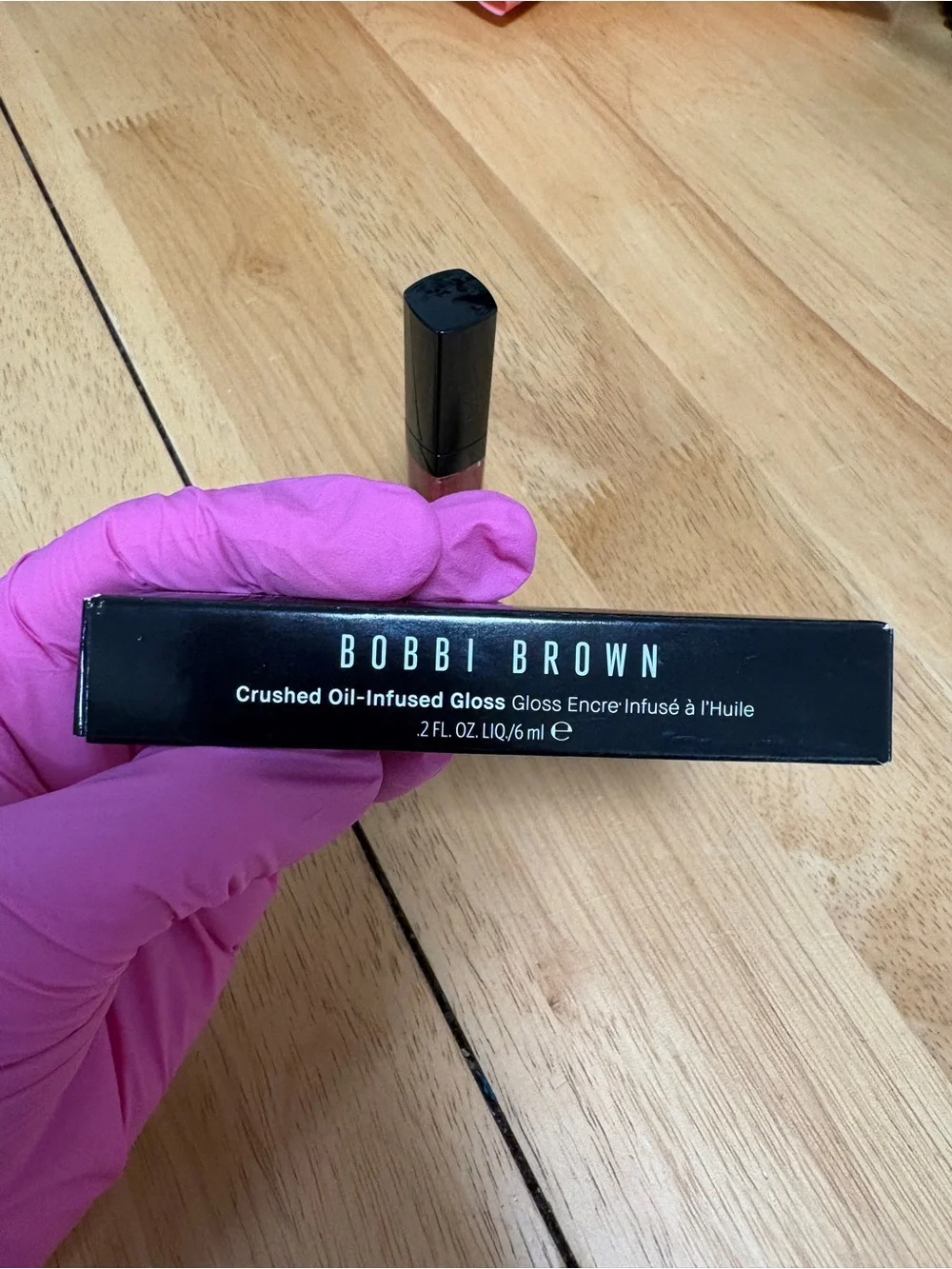 Bobbi Brown Crushed Oil-Infused Gloss in KIR SUGAR (shimmer), full Sz 0.2oz,BNIB